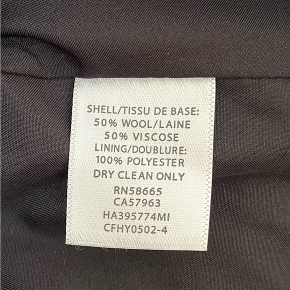 Halogen Women's Grey Wool Asymmetric Peacoat Jacket - Picture 7 of 7